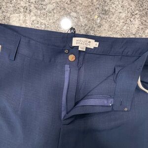 MOLLY BRACKEN HIGH WAIST SHORTS WITH SCALLOPED HEM